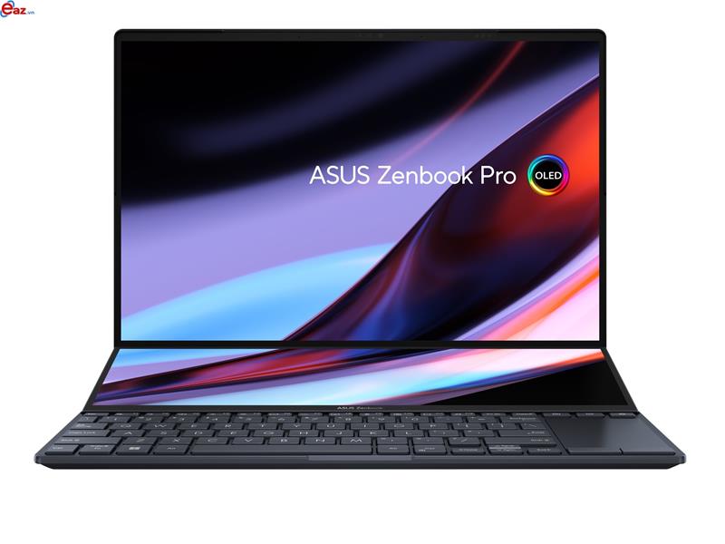 Asus Zenbook Pro 14 Duo OLED UX8402ZE M3074W | Intel&#174; Alder Lake Core™ i7 _ 12900H | 32GB | 1TB SSD PCIe Gen 4 | GeForce&#174; RTX™ 3050 Ti 4GB GDDR6 | Win 11 | 14.5 inch 2.8K Touch Screen IPS | 12.7 inch IPS ScreenPad™ Plus | IR Camera | LED KEY | 0922D